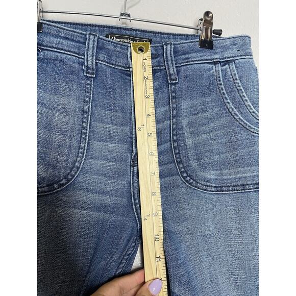 Abercrombie & Fitch Blue Flare Jeans - Picture 5 of 11